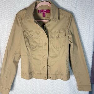 GLO Jeans Tan Women's Jean Jacket